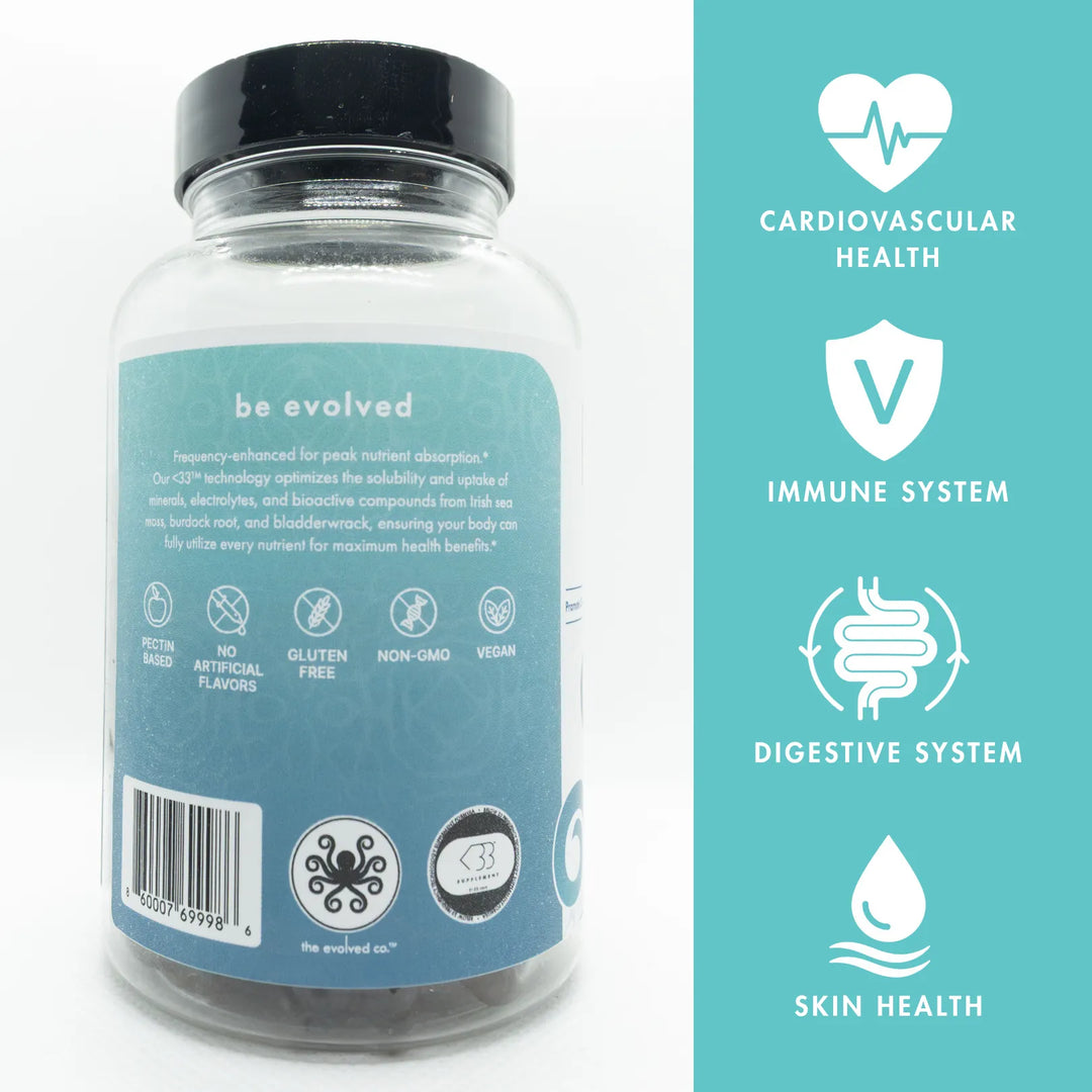 Irish Sea Moss - 60ct Gummys - Berry Bliss Flavor