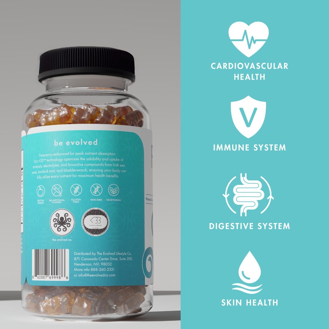 Irish Sea Moss - 60ct Gummies - Berry Bliss Flavor